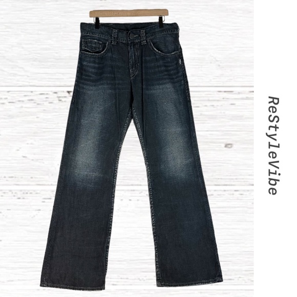Silver Jeans Other - SILVER JEANS Men’s Size 36x34 Denim Zac Style Relaxed Bootcut Style 100% Cotton